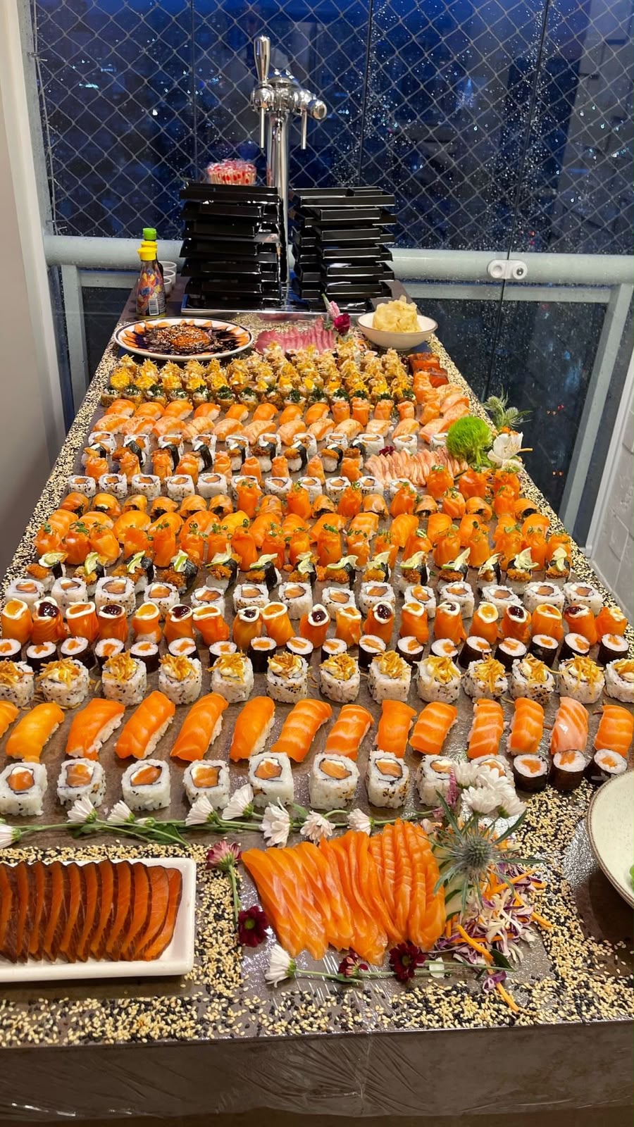 Sushi para Fiestas buffet de sushi para eventos