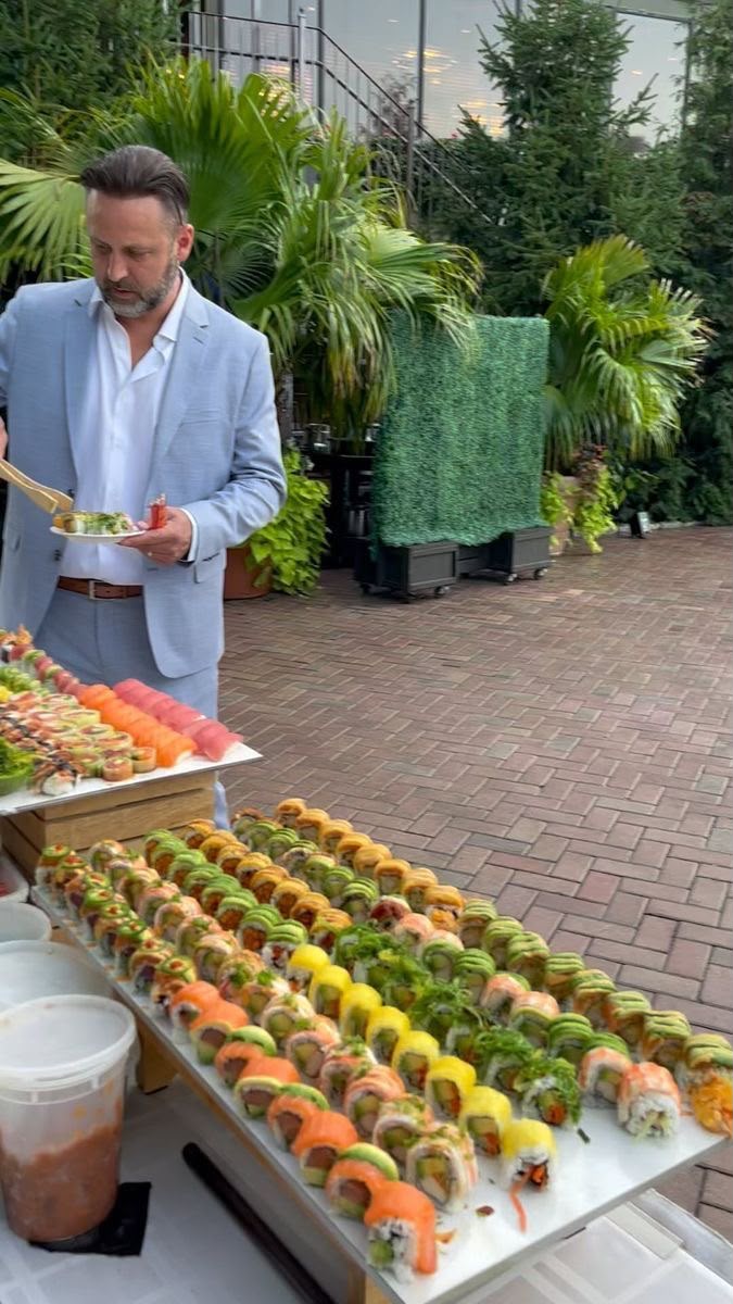 Sushi para Fiestas presentacion de sushi para fiestas