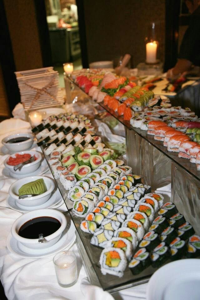 Sushi para Fiestas catering de sushi para eventos