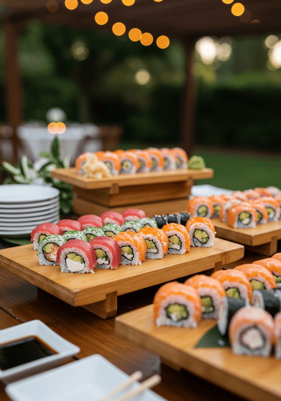 Sushi para Fiestas chef de sushi